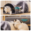 Mewoofun Cat Tunnel Cat Bed Toys Soft Comfortable Multifunction Groomer Massage Sturdy Sisal Carpet Support US Dropshipping - WP017