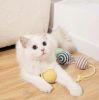 Cat Entertainment Sisal Ball Pet Toys For Pets to relieve boredom - Cream Yellow