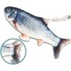 Electric Flipping Fish Toy for Cats - Gray
