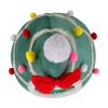 Christmas Pet House Tent Warm Cat Sleeping Bed Indoor for Kitten Puppy Cave Nest - L - Green