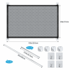 Pets Dog Cat Baby Safety Gate Mesh Fence Magic Portable Guard Net Stairs Doors - M