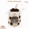 Bubble Tea Cat Tree Tower with Scratching Post - Coffee