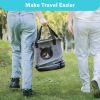 3 in 1 Cat Bed, Foldable Tunnel Pet Travel Carrier Bag Toy Cat Bed with Plush Balls for Indoor Cats Puppy - as Pic