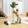 Pet Supplies Cactus Cat Tree Scratcher With Interactive Ball  - Style B - Pet entertainment
