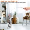 Cat Feather Toys Wand Rod Interactive Cat Spring Bell Play Toys - Pink And Brown