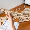Robotime ROKR 3D Wooden Puzzle Games Shotgun Model Building Kits Toys for Children Drop Shipping - LQ501 Shotgun