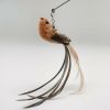 Upgraded Epoxy Sucker Steel Wire Long Rod Feather Cat-Teasing Stick Cat Self-Hi No Harmful Ingredients - 1PCS