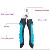 Pet claw Care Professional Pet Cat Dog Nail Clipper Cutter With Sickle Stainless Steel Grooming Scissors Clippers for Pet Claws - red - Small