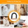 Cat Arch Self Groomer Cat Massaging Brush Scratching Pads Toys - Black