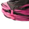 Pet Life 3-Way Kitting-Go-Seek Interactive Collapsible Passage Kitty Cat Tunnel - Pink/Black