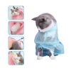 Breathable Mesh Cat Grooming Bath Bag Cats Wash Bags For Pet Kitten Bathing Nail Trimming Anti Scratch Bite Restraint Chat Gato - Blue