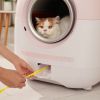 Self Cleaning Cat Litter Box, Automatic with Mat & Liner, 80L Space for Multi Cats, Support 5G/Anti-Pinch - as Pic
