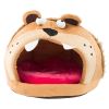 Roar Bear Snuggle Plush Polar Fleece Pet Bed - PB8LTBRLG