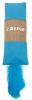 Pet Life Rectangular Duffle Crinkle Plush Faux Fur Teaser Catnip Kitty Cat Toy - Blue