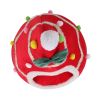 Christmas Pet House Tent Warm Cat Sleeping Bed Indoor for Kitten Puppy Cave Nest - L - Red