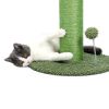 Pet Supplies Cactus Cat Tree Scratcher With Interactive Ball  - Style C - Pet entertainment