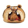 Roar Bear Snuggle Plush Polar Fleece Pet Bed - PB8LTBRLG