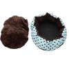 Pet Bed Warm Winter Bed Dog Cat Bed Soft Wool Point Design Pet Nest With Removable Mats Octagonal Shape Kennel Cat Dog Sofa Bed - Yellow - 53x43x10