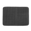 Pet Cat Litter Mat Double Layer Waterproof Urine Proof Trapping Mat,Cat scratching mat - gray - 46x60 cm Foldable