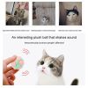 Cat Toy Balls Cat Interactive Toy Plush Artificial Colorful Cats Teaser Toy Pet Supplies Interactive 4CM Mouse Cage Plush Toys - A
