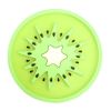 1pc Fruit Shape Cup Coaster Silicone Cup Pad Slip Insulation Pad Cup Mat Hot Drink Holder Mug Stand Home Kitchen Accessories - dark green