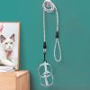 Cat Collar Harness Leash Traction Rope Chest Strap Pet Safe Gentle Leader Come with Me Kitty Harness Bungee Drop Shipping - green - M 32-50cm chest