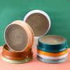 Compass Round Cat Scratching Board Kitten Claws Grinding Corrugated Scratcher Scratch-Resistant Cat Litter Pet - orange - diameter 43cm