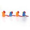 Blue/Orange Plush Cartoon Chick Pet Toy With Catnip Cute Interactive Kitten Puppet Toys Chew And Anti-boring Pet Game Supplies - Orange