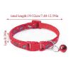 Pet Cat Bow Tie Collar With Bell Adjustable Collar Nylon Collar Puppy Safety Casual Necklace Pet Cat Leash Accessories - as the picture