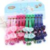 Pet Cat Bow Tie Collar With Bell Adjustable Collar Nylon Collar Puppy Safety Casual Necklace Pet Cat Leash Accessories - as the picture
