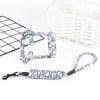 Cat Collar Harness Leash Traction Rope Chest Strap Pet Safe Gentle Leader Come with Me Kitty Harness Bungee Drop Shipping - blue - S 22-32cm chest