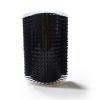 Cat Brush Corner Cats Massage Self Groomer Comb Wall Brush Rubs Catnip The Face With a Tickling Comb Cat Grooming Accessories - Black