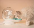 Snail-Shaped Pet Cat Automatic Flow Water Feeder Water Fountain Dispenser for Cats Dogs Small Animals, Capacity: 2.8L (99oz) - blue