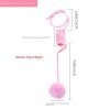 Pet cat toy self hi cat hair ball plush spring toy Jingle Bell Toys - Pink spring ball - routine