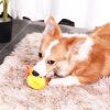 1pc Plush Pets Dog Toys Animals Shape Sound Squeaky Chew Bite-Resistant Cleaning Teeth Dog Chew Puppy Training Toy Pet Supplies - as the picture