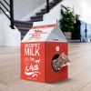 ScratchMe Cat Condo Scratcher Post Cardboard - as Pic