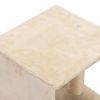 5 Pcs Wall Mounted Cat Climber Set, Floating Cat Shelves and Perches, Cat Activity Tree with Scratching Posts, Modern Cat Furniture, Beige - as Pic