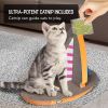 Cat Condo Scratcher Post Cardboard, Sailboat Shape Cat Scratching Board, 21.26x13.78x15.75 inch - as Pic
