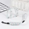 Cat Collar Harness Leash Traction Rope Chest Strap Pet Safe Gentle Leader Come with Me Kitty Harness Bungee Drop Shipping - sky blue - S 22-32cm chest