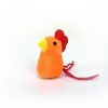 Blue/Orange Plush Cartoon Chick Pet Toy With Catnip Cute Interactive Kitten Puppet Toys Chew And Anti-boring Pet Game Supplies - Orange