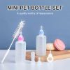 Pet Mini Bottle With Four Nipples For Cleaning Feeding Watering Supplies Pet Baby Feeding Tool Accessories Pet Supplies - Blue