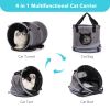 3 in 1 Cat Bed, Foldable Tunnel Pet Travel Carrier Bag Toy Cat Bed with Plush Balls for Indoor Cats Puppy - as Pic