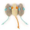 3pcs New Home Cat Toy Plush Herbal Mouse Cute Modeling Kitten Toy Universal - Random color three loading