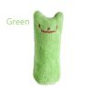 2pcs Funny Cat Pet Toys Molar Cleaning Cat Supplies Catnip Mini Plush Toys Fashion Stuffed Interactive Pet Companion Products - Green - 2pcs