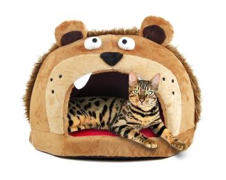 Roar Bear Snuggle Plush Polar Fleece Pet Bed - PB8LTBRLG