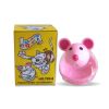 Food Leakage Tumbler Feeder Treat Ball Cute Little Mouse Toys Interactive Toy for Cat Food Slow Feeding Pet Toy Supplies - pink mouse
