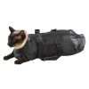 Mesh Cat Grooming Bathing Bag Adjustable Cats Washing Bags For Pet Nail Trimming Injecting Anti Scratch Bite Restraint - Black