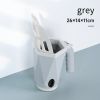 Cat Litter Scoop Integrated Detachable Deep Cat Litter Shovel with Built in Bag Holder,Cat Toilet Clean Tool with 15 Poop Bags - GY with 15 Poop Bags