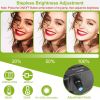 18" LED Ring Light 55W 3200K-5600K Dimmable Selfie Ring Light with Tripod Phone Holder - White