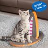Cat Condo Scratcher Post Cardboard, Sailboat Shape Cat Scratching Board, 21.26x13.78x15.75 inch - as Pic